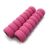 A-CRAFT 2本入り ドアノブカバー ドアレバー ドアハンドル スポンジ 柔らかい (ピンク2個)