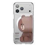 【elago】 iPhone 17 Pro Max 対応 ケース マグセーフ 対応 ラインフレンズ 公式 ライセンス 可愛い スマホケース [ iPhone17Pro Max iPhone17ProMax 対応 ] case LINE FRIENDS Brown & Sally ブラウン