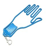 A-CRAFT ゴルフグローブ ストレッチャー ハンガー グローブホルダー プラスチック 手袋 (ライトブルー)