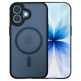 MagSafe対応 iPhone17 用 ケース マグネット搭載 マットさらさら ブラック 436-msmt-bk