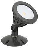 American Lighting ALV2-1H-DB COB-LED Panorama Series Single Head Flood Light, 100-277V AC, 3000K, 8.