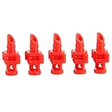 点滴灌漑 霧吹き 散水ノズル 散水用具 スプリンクラー ガーデニング 芝生 庭園 温室 レッド 50個入りセット 360°調整可能