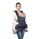 抱っこひも 乳幼児 子供を抱っこする サポーター　３ヶ月から36まで 青