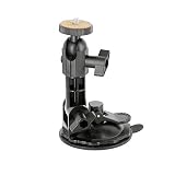 [レックマウント] カメラ用 サクションカップマウント(吸盤スタンド) Suction Cup Mount【REC-B43G-L】繰り返し使えるゲルタイプ デジカメ、アクションカム、アクションカメラ インスタ360など 1/4カメラネジ対応