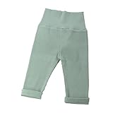 Domybest春秋 ベビーパンツ ロングパンツ 寝具 赤ちゃん 新生児 女の子 面白いウサギの尾の形 グリーン 出産祝い 百日記念 暖かく保つ 0-18ヶ月適して