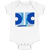 ベック Beck Turntables White Infant ベビー Baby Romper シャツ T-Shirt