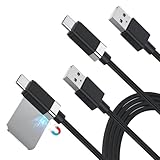 Magtame usb type cケーブル 磁石吸着 壁面に固定機能 (2個セット/1.5M+1.5M) USBタイプCケ_ーブル 金属プレート2個入り 30W/3A急速充電 usbケーブルtype-c 紛失防止・落下防止 Phone15/MacbookPro/Pad Pro&Air等usb a to c機器対応 (1.5M-ブラック)