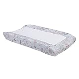 Dwell Studio Arden Butterfly Print Changing Pad Cover Violet/Pink/Gray [並行輸入品]