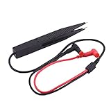 HiLetgo SMDインダクタ 抵抗 コンデンサ テストクリップ テストプローブ 試験ピンセットマルチメータ用 テスター