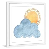 Marmont Hill Sun Up Framed壁アート 24x24 MH-DIAALC-77-WFP-24