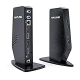 WAVLINK USB-C ドッキングステーション/ユニバーサル デュアル4K シングル5K PD60Ｗ 13-in-1 最大5K（5120x2880 @ 60Hz）ディスプレイ出力 5KDP出力 4K HDMI出力 USB-Cポート USB-A 3.0ポート ギガビットイーサネットポート 音声出入力ポート搭載