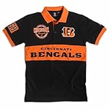 Cincinnati Bengals KLEW Forever Collectibles WORDMARKラグビーポロシャツサイズM～XXL