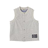 ミキハウス ホットビスケッツ (MIKIHOUSE HOT BISCUITS) 裏毛ベスト 73-5703-612 L（90-100ｃｍ）グレー