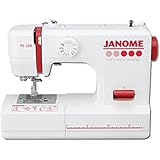 JANOME ジャノメ 電動ミシン 「両手が使えるフットコントローラータイプ」 PJ-100 赤