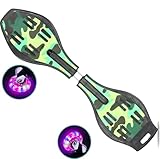 ブレイブボード AISFA スケートボード 子供 スケボー 子供 キッズ スケートボード エスボードブレードボード ブレイブボード ブレボー skateboard ESSボード 外遊び おもちゃ 光るタイヤ ギフト男の子 女の子誕生日 プレゼントド