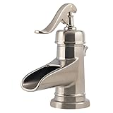 Pfister LFM42YPKK Ashfield Single Control 4" Centerset Bathroom Faucet in Brushed Nickel, 1.2 gpm [並