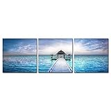 3 Pieces Modern Canvas Painting Wall Art The Picture For Home Decoration Awesome Dreamy Sunset Over 