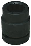 Wright Tool 8740 1-1/4-Inch with 1-Inch Drive 12 Point Standard Impact Sockets [並行輸入品]