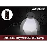 InfoThink / BayMax ベイマックス / LEDルームライト / 2W 120ルーメン / LIGHT-100 (Baymax) / USB給電 リモコン付属