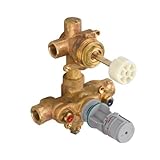 American Standard R523R523 1/2-Inch 2-Handle Shower Theromstat Rough Valve with Built-In-3-Way Diver