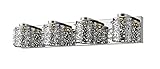 z-lite 906 – 4 V-led Fortuna 4ライト28 – 11 / 32 " Wide統合LED Vanityライト、 906-4V-LED 1