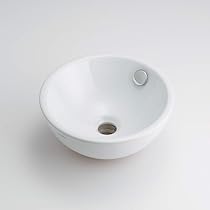 Amazon | カクダイ リュウジュ 丸型手洗器 493-018 | 洗面台・洗面ボウル