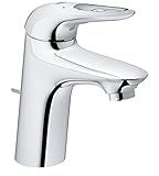 グローエ(GROHE) EUROSTYLE ユーロスタイル シングルレバー洗面混合栓(引棒付) Sサイズ クローム 3355830J (グローエジャパン公式・ 日本規格適合品)