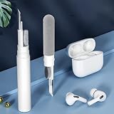 JCJCLY【3in1】 イヤホンクリーナー Airpods 1 / 2 / 3 / Pro / Pro2用 イヤホン掃除道具 一体型 多機能クリーニングツール 両頭隠しデザイン 軟毛ブラシ ソフトブラシ 綿棒 Sony WF-1000 XM4/Beats fit pro/studio buds / ワイヤレスイヤホン / 有線 イヤフォン / bluetooth / ワイヤレス イヤホンと充電ケース イヤホン など全機種適用 airpods掃除キット 軽量 持ち運び便利 (White)JCQJBWhite