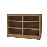 SHIRAI タナリオオーダーラック 高さ60 cm幅72 cm奥行29 cmブラウンオーク色棚強度T追加棚板2型番TNL-EM6072MTF2BO2