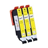 SAT-Y エプソン用 互換インクカートリッジ サツマイモ イエロー SAT-Y×3 残量表示 個包装 EP-712A EP-713A EP-714A EP-715A EP-716A EP-812A EP-813A EP-814A EP-815A EP-816A