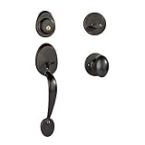 Dynasty Hardwre COL-ASP-100-12P Colorado Front Door Handleset, Aged, Oil Rubbed Bronze with Aspen Kn