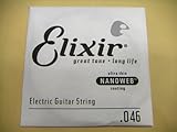 エリクサー .046 バラ弦 1本 コーティング ナノウェブ Elixir エレキギター弦 ワウンド弦