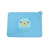 【Pedonir】お食事マット　ランチョンマット　テーブルマット　かわいい　動物　子供用　水洗い　赤ちゃん　洗える　シリコン　キッズ　 ベビー　キッズ　幼児　子供　男の子　女の子　動物　柄 (クマ)