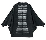 【 アウトレット 】 Angeliebe エンジェリーベ マタニティ レーシー ニット ボレロ 妊婦服 産前 産後 羽織もの 半袖 カーディガン フリー ブラック