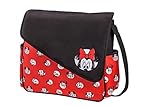 Disney Minnie Mouse Sketch Flap Messenger Diaper Bag, Red/Black by Disney [並行輸入品]