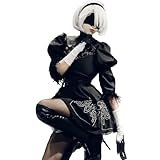 [BASETAKE] ニーア 2B コスプレ 衣装 ニーア オートマタ 2B メイド服 ヨルハ2号B型 NieR:Automata Ver1.1a cosplay 祝日贈り物 3XL