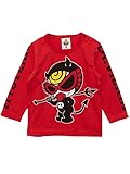 (マイファーストヒステリック) MY FIRST HYSTERIC HYSTERIC DEVILKIN MINI 袖プリント入り長袖Tシャツ 80cm レッド