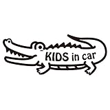 imoninn KIDS in car ステッカー　【パッケージ版】　No.67　ワニさん　（黒色）