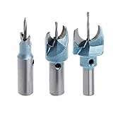 Baosity ルータービット　3本　ビーズ　掘削工具　シャンク10mm　タングステン鋼合金　木工ツール　超硬カッター　