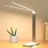 ラブホーム美家 ダブルライトバーLEDデスクライト 超高輝度 5段階調光・調色 多角度調整 タイマー機能 省エネ