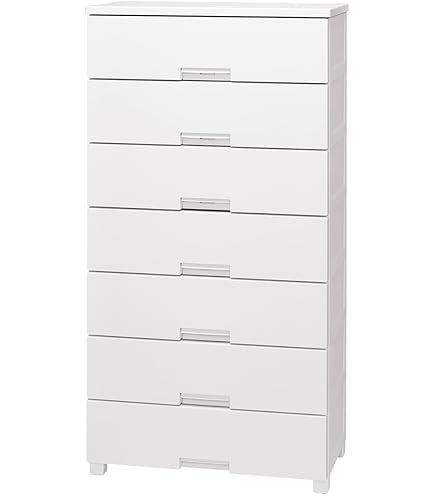 Amazon｜アイリスオーヤマ チェスト ホワイト 幅約73×奥行約42×高さ約