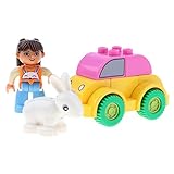 B Blesiya 3色選択　ブロック　ビルディングブロック　積み木　立体パズル　知育玩具　幼児おもちゃ - ハッピーバニー