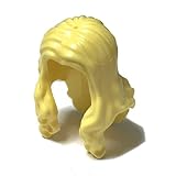LEGOブロック・純正パーツ＜ヘア＞Long Wavy with Center Part (Bright Light Yellow) [並行輸入品]