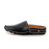 メンズシューズ2018スプリングスリップドライビングロファーズモカシンホローアウトウォーキングシューズ ( Color : Black , サイズ : 37 )