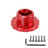 MUTEKI ゲーム ステアリングホイールアダプター Thrustmaster T300, T500, TS-PC, TS-XW適用 レーシングゲーム アルミ合金 (Red)