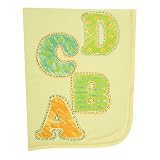 Clever Birds Baby Blanket, Alphabet, 30 x 40 by Clever Birds