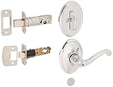 Schlage f59-fla-wkf-lh Flair Left Handed Single円柱内部パックwith Deco、 F59FLA625WKFLH 1