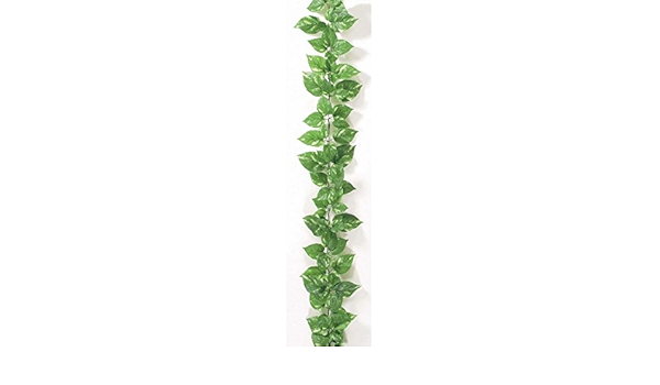Amazon デラックスポトスガーランド ワイヤー入 Leg0371 フェイクグリーン リーフ ガーランド 人工観葉植物 デラックスポトスガーランド ポトス 人工観葉植物 オンライン通販