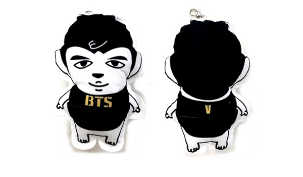 Amazon 防弾少年団 Bts ブイ V B Ver Hip Hop Monster フェルトキャラクターキーホルダー アイドル 芸能人グッズ 通販