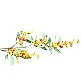 boomable Fakeフルーツガーデンホームインテリア人工ザクロBerries 1pc M オレンジ Boomable